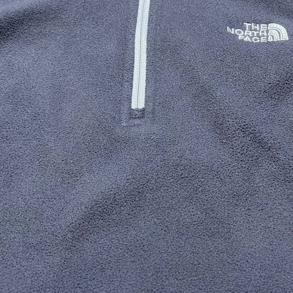 The North Face women's fleece sweatshirt pullover half zip long sleeve Sz Small - Picture 11 of 16